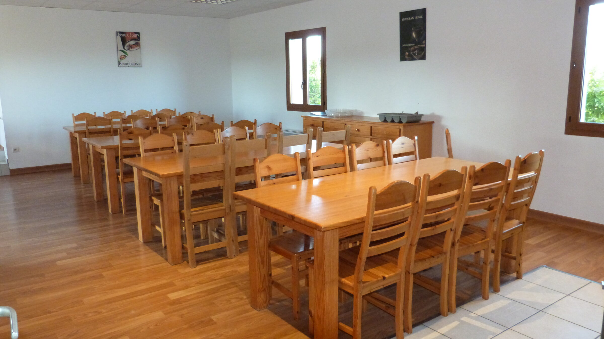 Salle a manger du gite